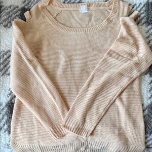 VENUS Soft Beige Crew Neck Sweater